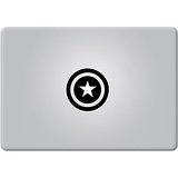 Captain America Shield Marvel Superhero Apple Macbook Air Pro Retina Laptop decal sticker