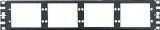 Panduit CFAPPBL2 48-Port Flat Multi-Mode Fiber Patch Panel, Black