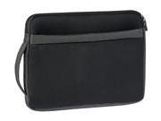 Solo Sterling Collection iPad or e-Reader or Netbook Sleeve, Holds Tablet up to 10.2 Inch Netbook, Black CLA110-4