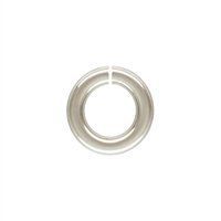 BeadHobby's 6.5mm Open Jump Ring, Sterling Silver, 22 Gauge. Sold as - 50 Pieces Per Pack- [1-2-9-5-A]