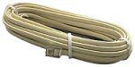 GE Phone Line Cord (TL26117), 15 ft., Ivory
