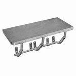 Brey-Krause Rectangular Bariatric/Security Shower Seat- 16" x 32", Left-Hand Locking Hasp