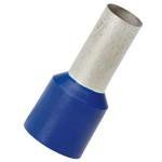 Panduit FSDX84-12-C Polypropylene Insulated Ferrules, Single Wire Blue Din Expanded End Sleeve, #6 AWG, 0.47" Pin Length