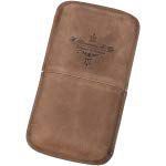 Gurkha Antique Leather 3 Finger Cigar Case