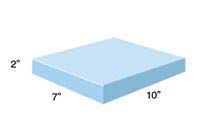 AliMed Rectangle Positioner, Uncovered, 2"H, Case of 18