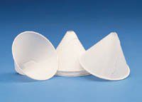 1009205 PT# 6SRX-2050 Cup Evacuator Solo Funnel-Shaped WhiteFOR Adec Unit Paper 250/Pk Made by Imperial Bag & Paper Inc