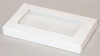 White Business Card Candy Box with Window