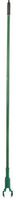 Carlisle 36947509 Commercial Jaw Clamp Fiberglass Wet Mop Handle, 60", Green (Pack of 12)