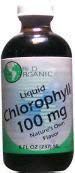 WORLD ORGANIC CHLOROPHYLL 100MG, 8 OZ