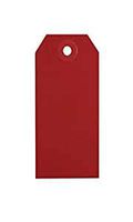 K-Kraft Gift Tags in Solid Colors (Without String) (Red, 4)