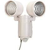 Brinks LED Solar Powered Motion-Activated Security Light, White