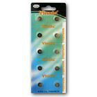 Vinnic Battery 379 Silver Oxide [1 Card - 10 Batteries] 379 Sg521 V379 Sr521Sw Sr63 S521S