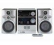 Sharp CDES777 300 Watt Mini System with 5-Tray CD Changer, Dual Cassette, Digital Tuner Radio, Silver, CD-ES777