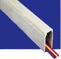 4" x 2" Solid Wall Wire Duct - 4pcs - Color: White