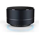 Mini Portable Cordless Bluetooth Speaker with LED Mic GO4DREAM FM Radio TF Card Hands-Free Calls for iPhone/Laptop / Samsung Pocket Size - Black