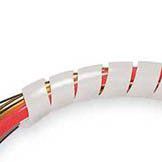 1/4" Clear Spiral Bundling Wrap-Around Sleeving - (50 ft. spool)