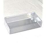 Chocolate dipped OREO Cookie 2 pc Clear Favor Boxes with Silver Insert-Asst Qtys