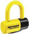Kryptonite Evolution Series 4 Bicycle Disc Bike Lock (Yellow)