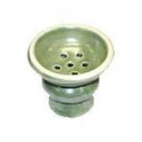 Large Ceramic Hookah Bowl Green