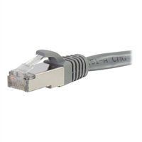 C2G 00776 Cat6 Snagless Shielded (STP) Network Patch Cable - Patch cable - RJ-45 (M) - RJ-45 (M) - 3 ft - screened shielded twisted pair (SSTP) - CAT 6 - molded, stranded, snagless - gray