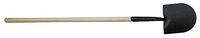 Round Point Shovel, 48 in.Handle, 14 ga.