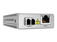 Allied Telesis MMC2000LX/LC Gigabit Ethernet to Fiber Single Mode Mini Media and Rate Converter