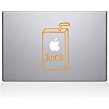 The Decal Guru 1044-MAC-13A-DR Apple Juice MacBook Decal Vinyl Sticker - 15" MacBook Pro (2016 & Newer) - Yellow