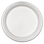 Primeware 100% Biodegradable, 100% Compostable - 9 Inch Bagasse Plate in White (CASE OF 500)