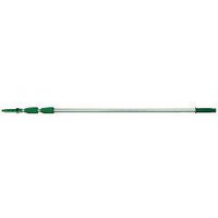 Unger ED370 OptiLoc Aluminum 3-Section Telescopic Pole with ErgoTec Locking Cone, 12' Length (Case of 10)