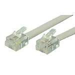 MODULAR NETWORK CABLE,RJ11-6P4C,35 FEET LONG,FLAT BEIGE,STRAIGHT