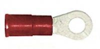 3M Scotchlok Vinyl Insulated Ring Tongue Terminal #8 Inside Diameter 22-18 Gauge (Red)