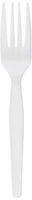 Genuine Joe GJO0010430 Polystyrene Heavy/Medium-Weight Fork, White (Box of 100)