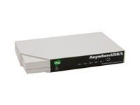 Digi AnywhereUSB 5 Gen 2 - Terminal server - 10Mb LAN, USB, 100Mb LAN - AW-USB-5