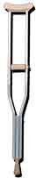 Aluminum Adult Push Button Crutches, 45" - 52"