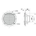 Visaton FR16WP-4 Outdoor 6.5" Full-Range Waterproof Speaker 4 Ohm Black