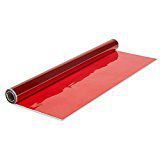 20" X 100 Foot. Cellophane Wrap/Roll (RED)