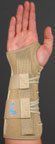 Med Spec Wrist Lacer Support, 10.5" Beige, Medium Right