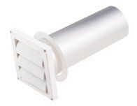 BTHRM 3" WHT HOOD ASSEMBLED