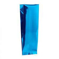 Blue Single-Use Foil Gusseted Pouch - 2 X 1-1/4 X 7-1/2 - Case 1000