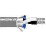 Multipair Shielded Cable, Audio Control, Chrome, 1 Pair, 20 AWG, 1000 ft, 304.8 m