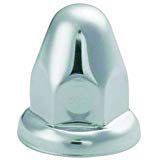 60 Chrome Lug Nut Covers with Flanges for 33mm Lugs, Trucks Trailers