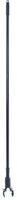 Carlisle 36947503 Commercial Jaw Clamp Fiberglass Wet Mop Handle, 60", Black (Pack of 12)