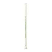 Disposable NOT Wrapped Drinking Straws Made of Corn PLA 7.9" (Package of 5000)