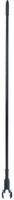 Carlisle 3697000 Vinyl Coated Metal Mop Handle, 15/16" Diameter x 60" Length, Black, for Jaw Style Wide Band Mops