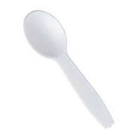 NP&PC Tasting Mini Cutlery Spoon White, 4.5" Length | 3000/Case