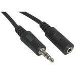 Stereo 3.5mm Male Plug To 3.5mm Female Jack 6 Foot Cable