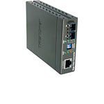 TRENDnet 1000Base-T to 1000Base-SX Multi-Mode SC Fiber Converter (550M, 1,800Ft.) TFC-2000MSC (Black)