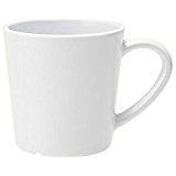 Yanco MS-9018WT Mile Stone Coffee/Tea Mug/Cup, 7 OZ Capacity, 3" Height, 3" Diameter, Melamine, White Color, Pack of 48