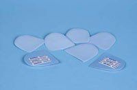 Langer Biomechanics Group 22220 Rubber Heel Wedges Lg 6pr/Pk