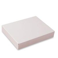 White Bulk Gift Boxes 11" X 8-1/2" X 1 3/4" | Quantity: 100 Width 8 1/2